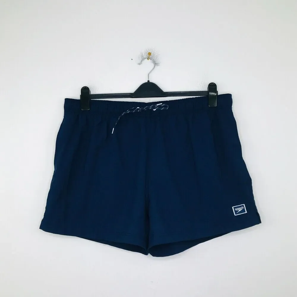 Speedo Men's XXL Swim Shorts Blue Redondo Edge 14 Inch Volley Trunks NWOT BW5